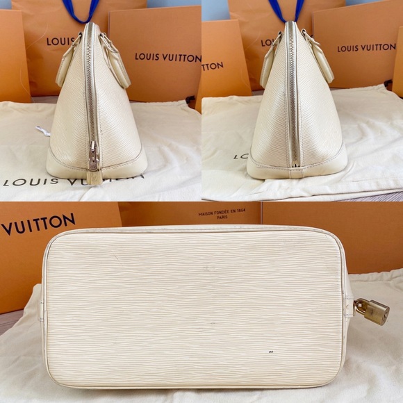 💖EPI ALMA💖Authentic Louis Vuitton Yellow Satchel - Picture 4 of 7